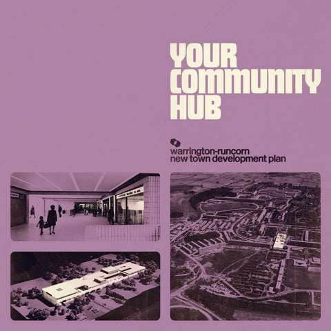 Warrington-Runcorn New Town Development Plan - Your Community Hub (LP, clear with cream and purple splatter vinyl)