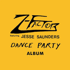 Z-Factor Featuring Jesse Saunders - Dance Party Album (LP, fast car yellow vinyl)