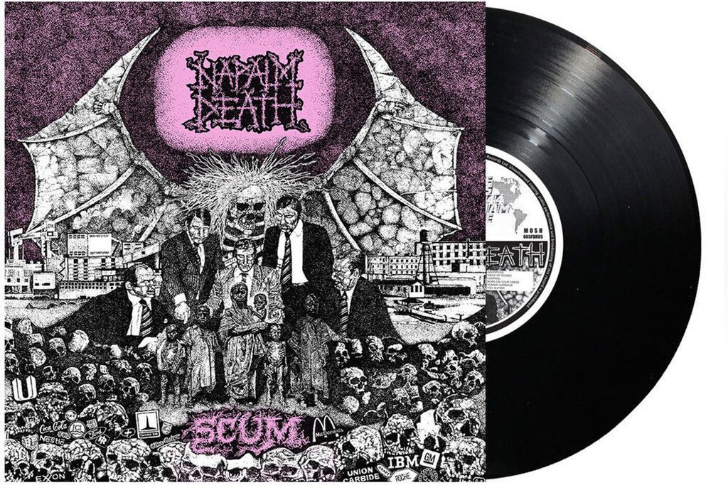 Napalm Death - Scum (LP, Remaster w/ Pink Cover)