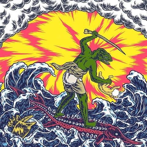 King Gizzard & The Lizard Wizard - Teenage Gizzard (LP, Magenta & Yellow Vinyl with Yellow Splatter)