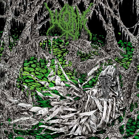 Worm - Gloomlord (LP, Neon Green / Black Smoke vinyl)