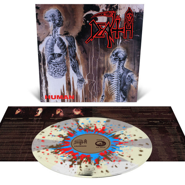Death - Human (LP, Clear w/ Pinwheels & Splatter)