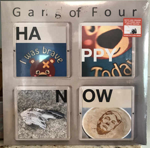 Gang Of Four - Happy Now (LP, White & Orange Splatter vinyl)