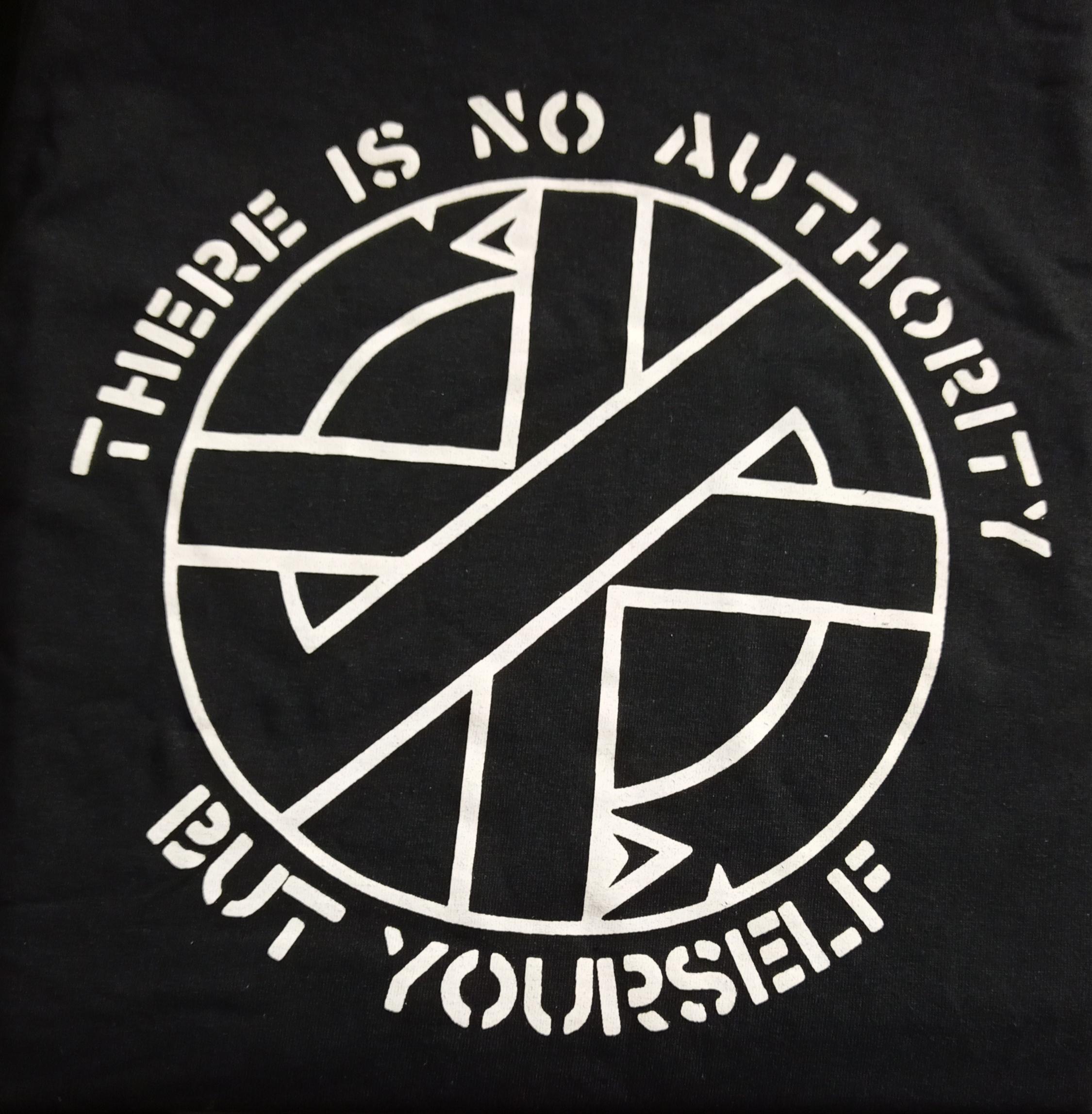 Crass There Is No Authority But Yourself (T-shirt) โ Beatdown