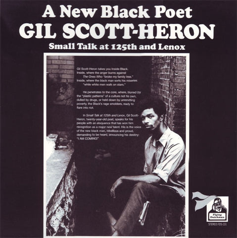 Gil Scott-Heron - A New Black Poet: Small Talk at 125th and Lennox (LP)