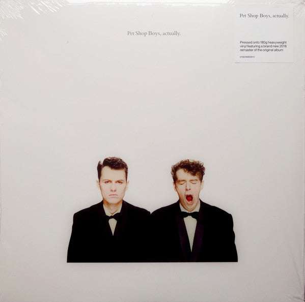 Pet Shop Boys - Actually (LP, 2018 180gm Reissue)