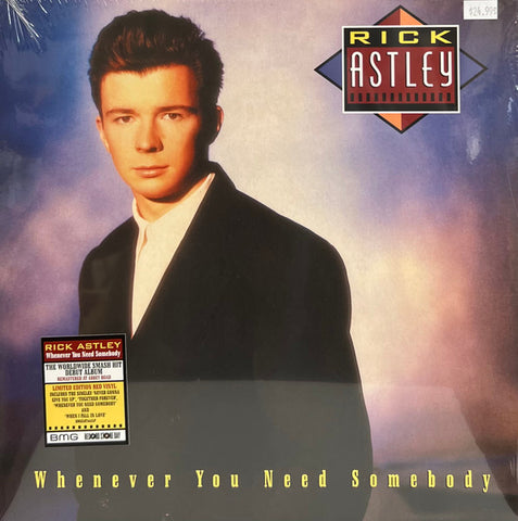 [RSD22] Rick Astley - Whenever You Need Somebody (LP, red)