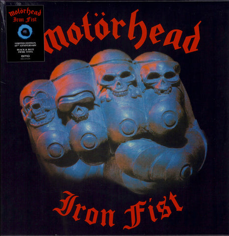 Motorhead - Iron Fist (LP, blue/black swirl)