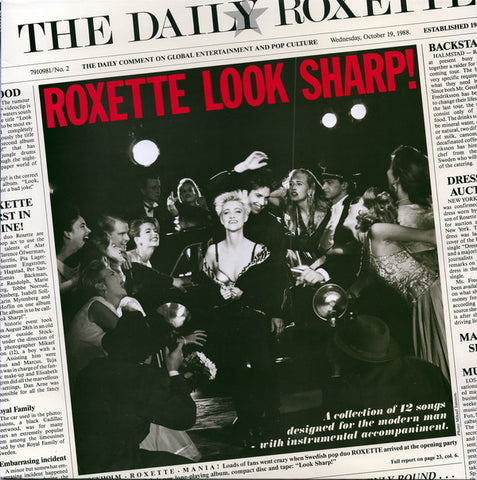 Roxette - Look Sharp (LP, Clear vinyl)