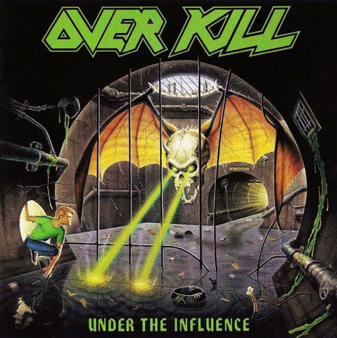 Overkill - Under The Influence (LP, Yellow Marbled Vinyl)