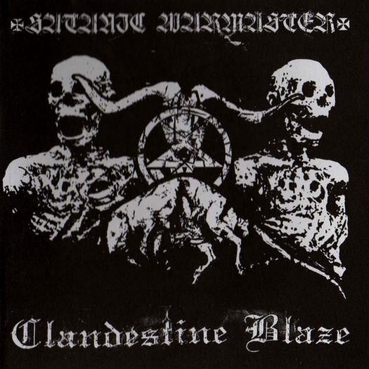 Satanic Warmaster / Clandestine Blaze - s/t split (CD, digipak)