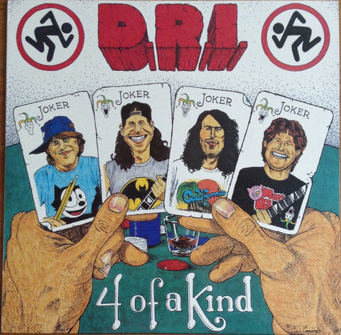 D.R.I - 4 Of A Kind (LP, red/black mixed vinyl)