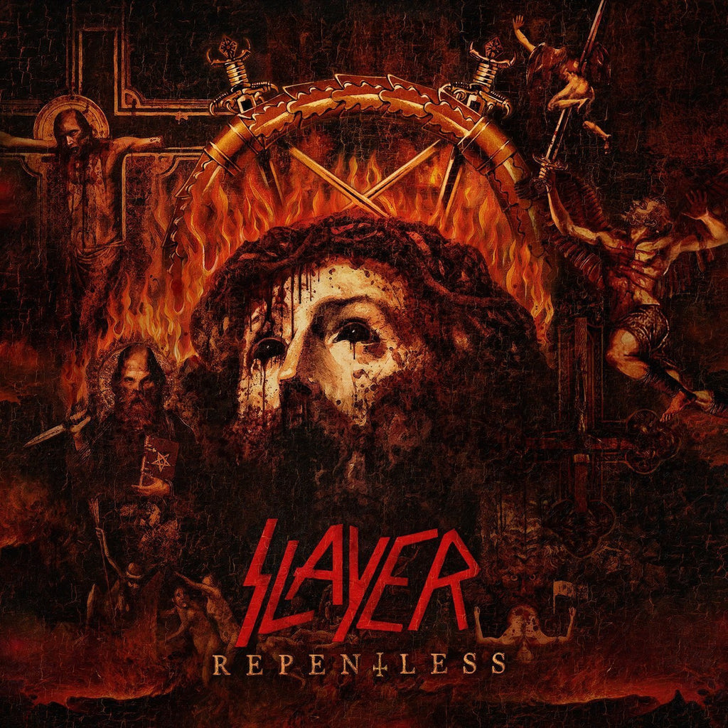 Slayer - Repentless (LP, transparent red with orange/black splatter)