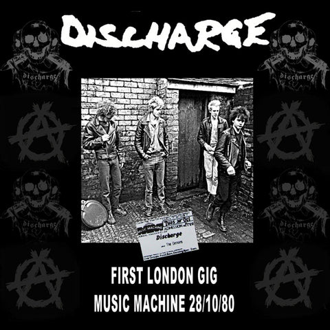 Discharge ‎- First London Gig Music Machine 28/10/80 (LP, purple vinyl)
