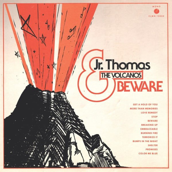 Jr. Thomas & The Volcanos - Beware (LP, translucent orange vinyl)