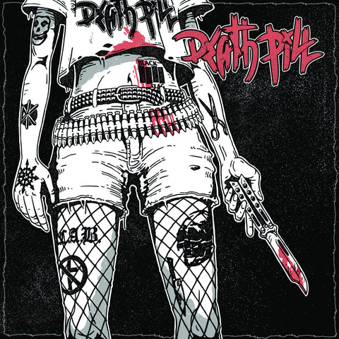 Death Pill - s/t (LP, frosted clear/red splatter vinyl)