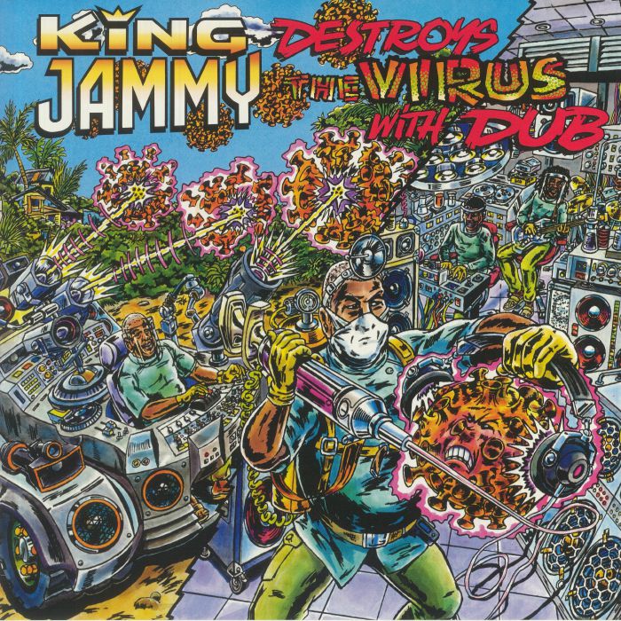 King Jammy - Destroys The Virus With Dub (LP, inc poster)