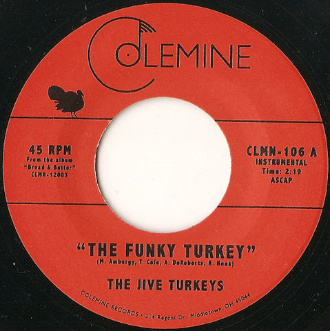 The Jive Turkeys - The Funky Turkey (7")