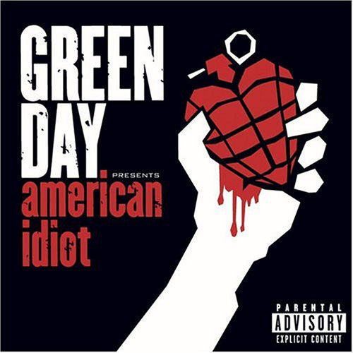 Green Day - American Idiot (2xLP, red/white/black swirl vinyl)