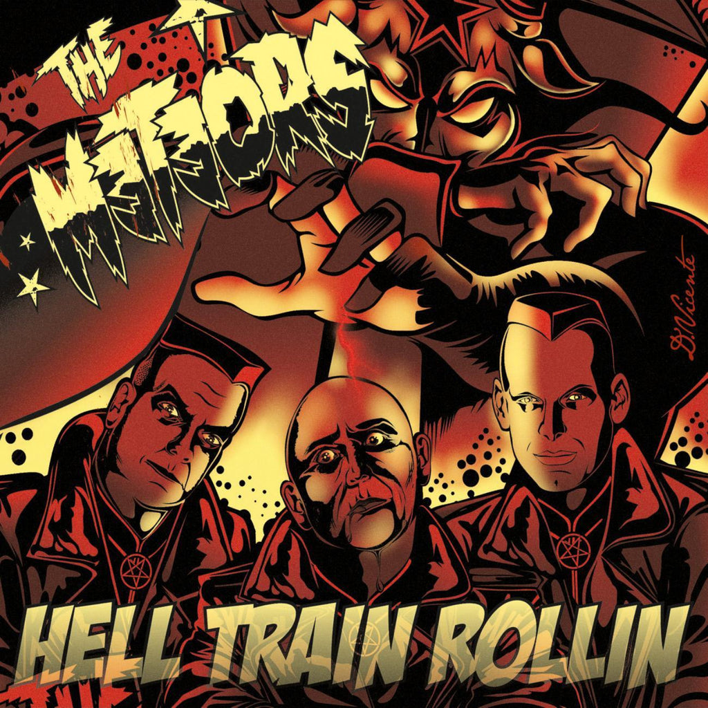 SALE: The Meteors - Hell Train Rollin (LP, transparent neon orange vinyl) was £18.99
