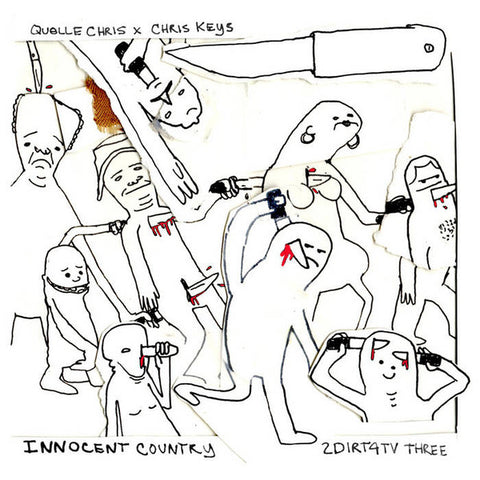 Quelle Chris x Chris Keys - Innocent Country: 2Dirt4TV Three (LP, blood splatter vinyl)