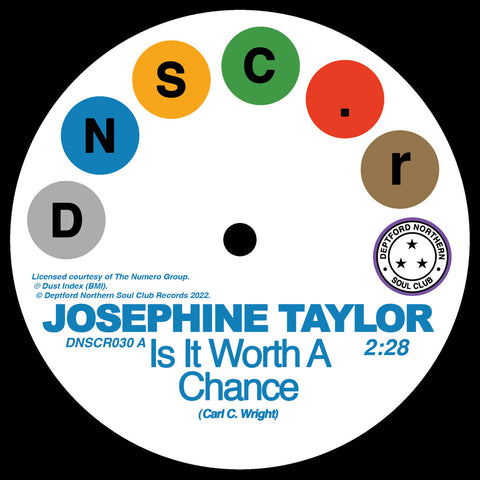 Josephine Taylor/Krystal Generation - Is It Worth A Chance/Satisfied (7")