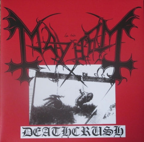 Mayhem - Deathcrush (LP, red with black splatter vinyl)
