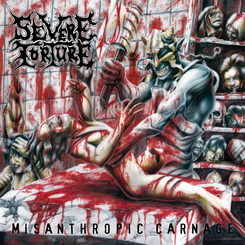 Severe Torture - Misanthropic Carnage (LP, clear/blood splatter vinyl)