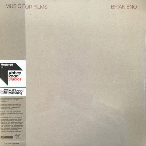 Brian Eno - Music For Films (2xLP, half speed master)