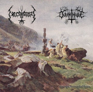 Necrostrigis / Darkthule - Amongst Primordial Ruins 7"