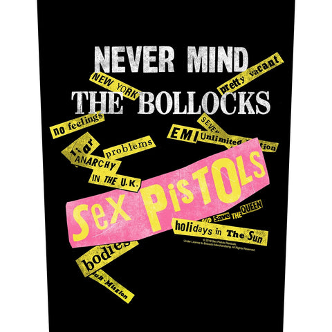 Sex Pistols - Never Mind The Bollocks (Backpatch)