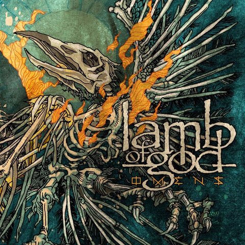SALE: Lamb Of God - Omens (LP, white/sky blue marbled vinyl) was £27.99