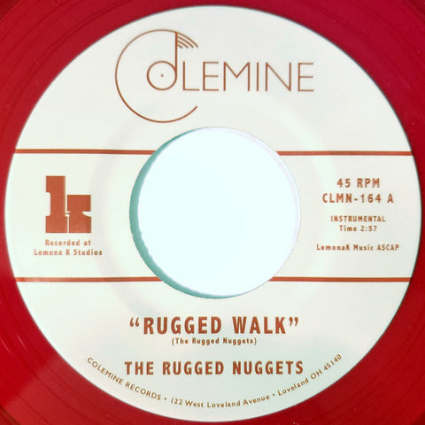 The Rugged Nuggets - The Rugged Walk (7", red translucent vinyl)