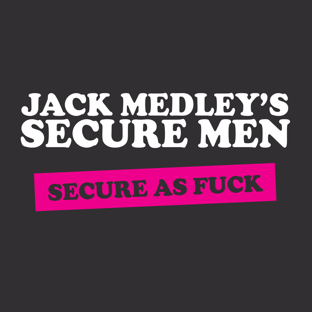 Jack Medley's Secure Men - Secure As Fuck (LP, Pink & Black splatter)