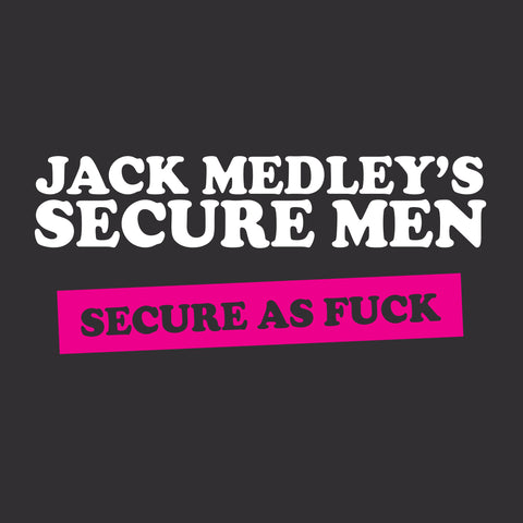 Jack Medley's Secure Men - Secure As Fuck (LP, Pink & Black splatter)