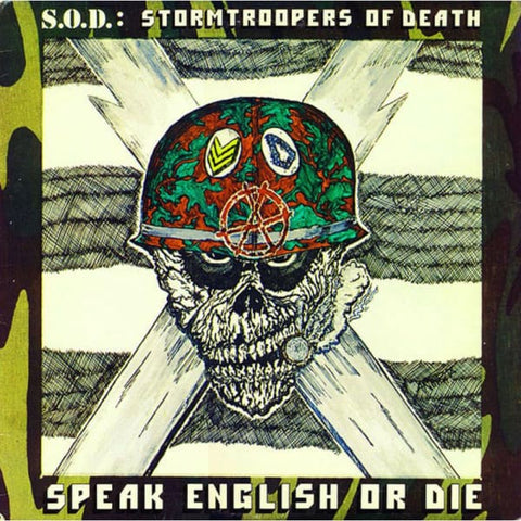 S.O.D. - Speak English Or Die (2xLP, olive green with red splatter vinyl)