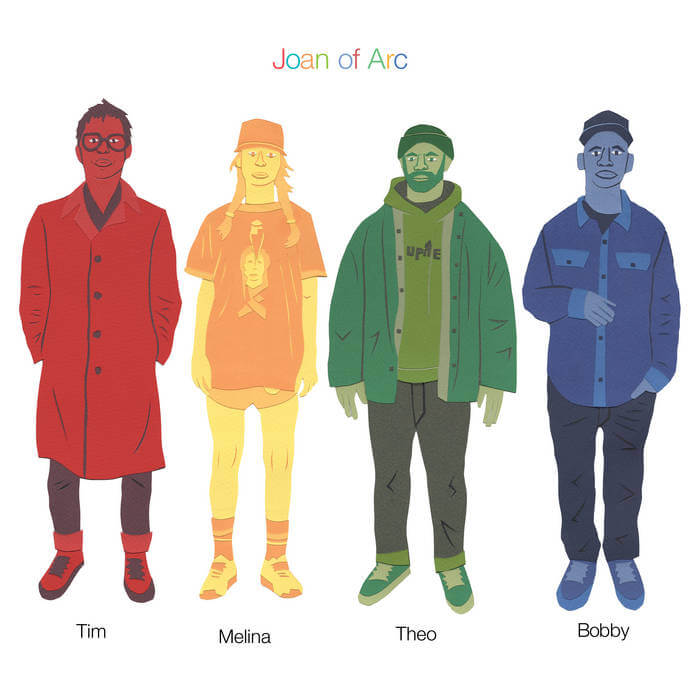 Joan Of Arc - Tim Melina Theo Bobby (LP, blue vinyl)