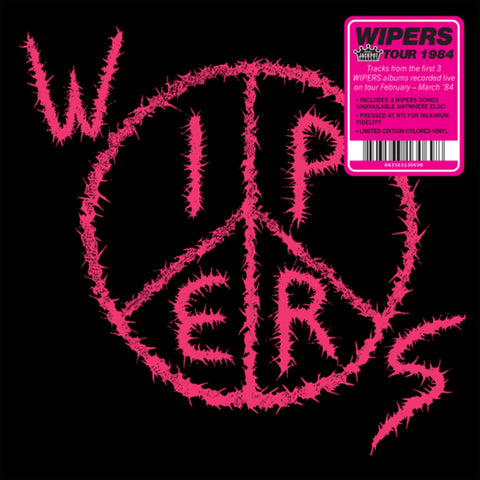 Wipers - Wipers Tour 84 (LP, indies-only pink florescent vinyl)