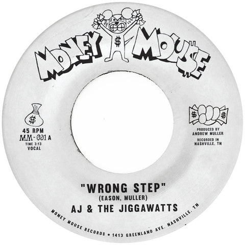 AJ & The Jiggawatts - Wrong Step (7", gold vinyl)