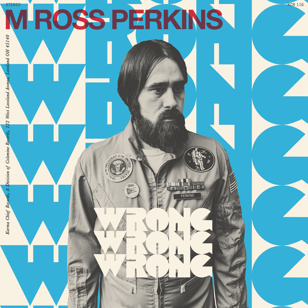 M Ross Perkins - Wrong Wrong Wrong (7", transparent red vinyl)